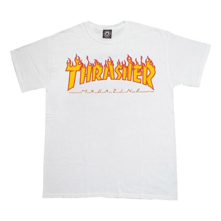 THRASHER FLAME LOGO T-SHIRT