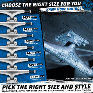 THUNDER POLISHED LIGHTS II SKATEBOARD TRUCKS