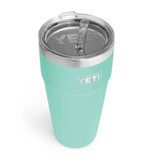 YETI RAMBLER 26 OZ STACKABLE CUP WITH STRAW LID