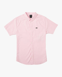 RVCA THAT'LL DO STRETCH SHORT SLEEVE MENS BUTTON DOWN SHIRT