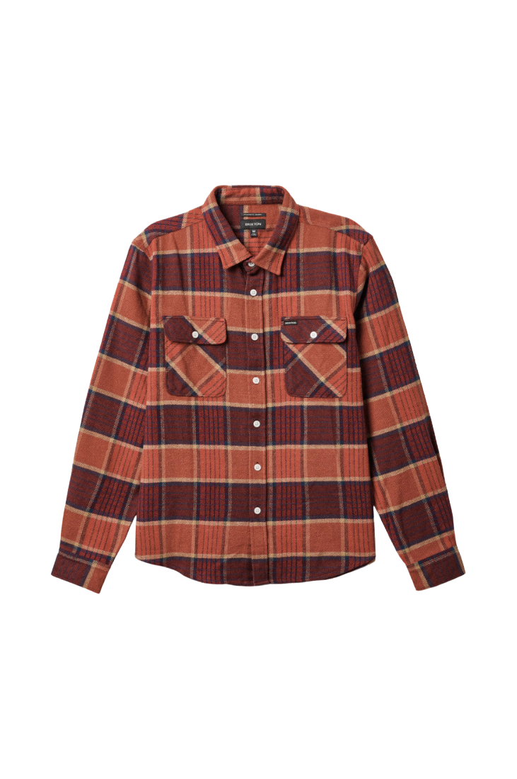 BRIXTON BOWERY LONG SLEEVE FLANNEL