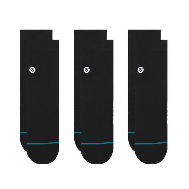 STANCE ICON QUARTER 3 PACK SOCKS