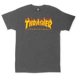 THRASHER FLAME LOGO T-SHIRT